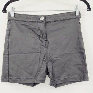 Parisian Faux Leather Shorts - Black